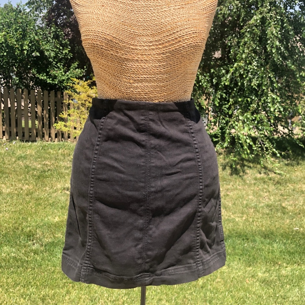 Free People black skirt